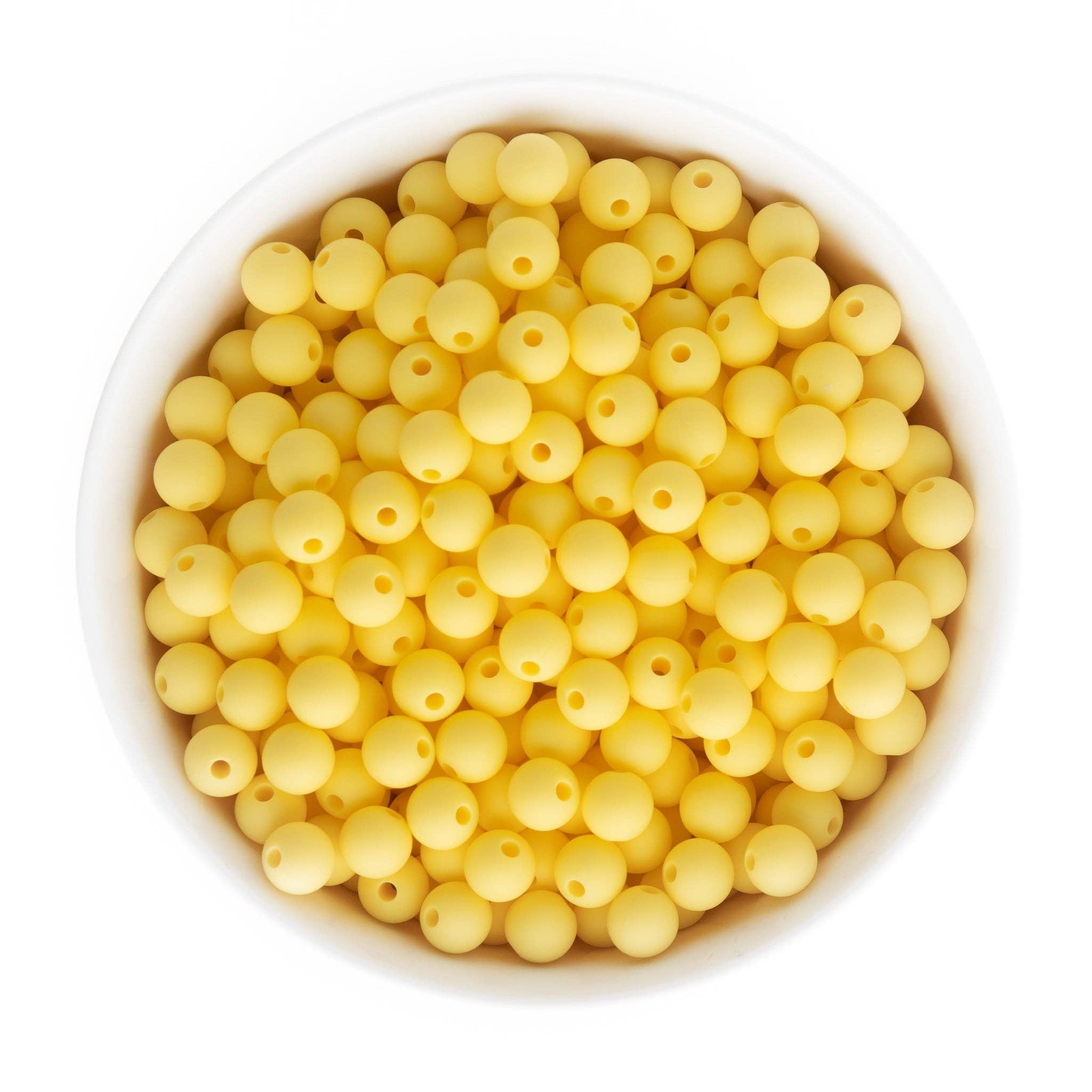 9mm Round Silicone Beads