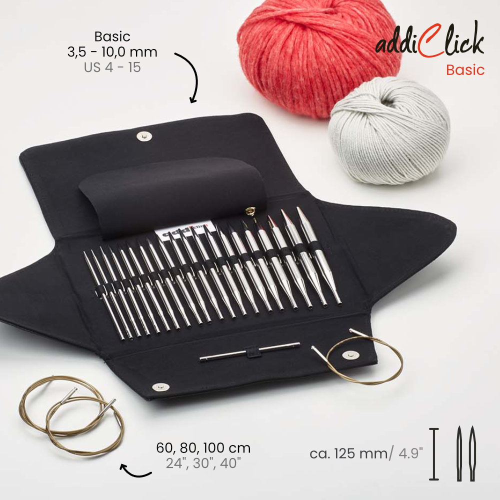 AddiClick Basic Interchangeable Needle Set