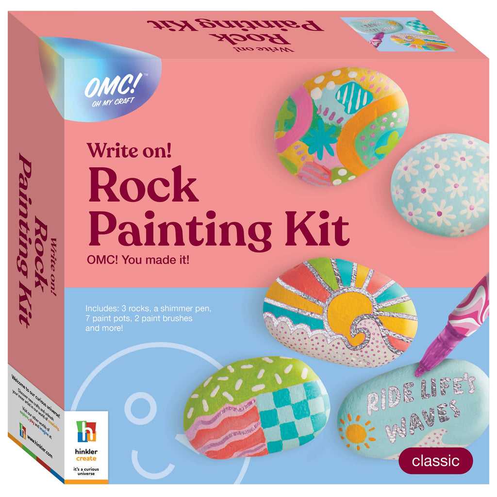 OMC! Write On! Rock Painting Kit