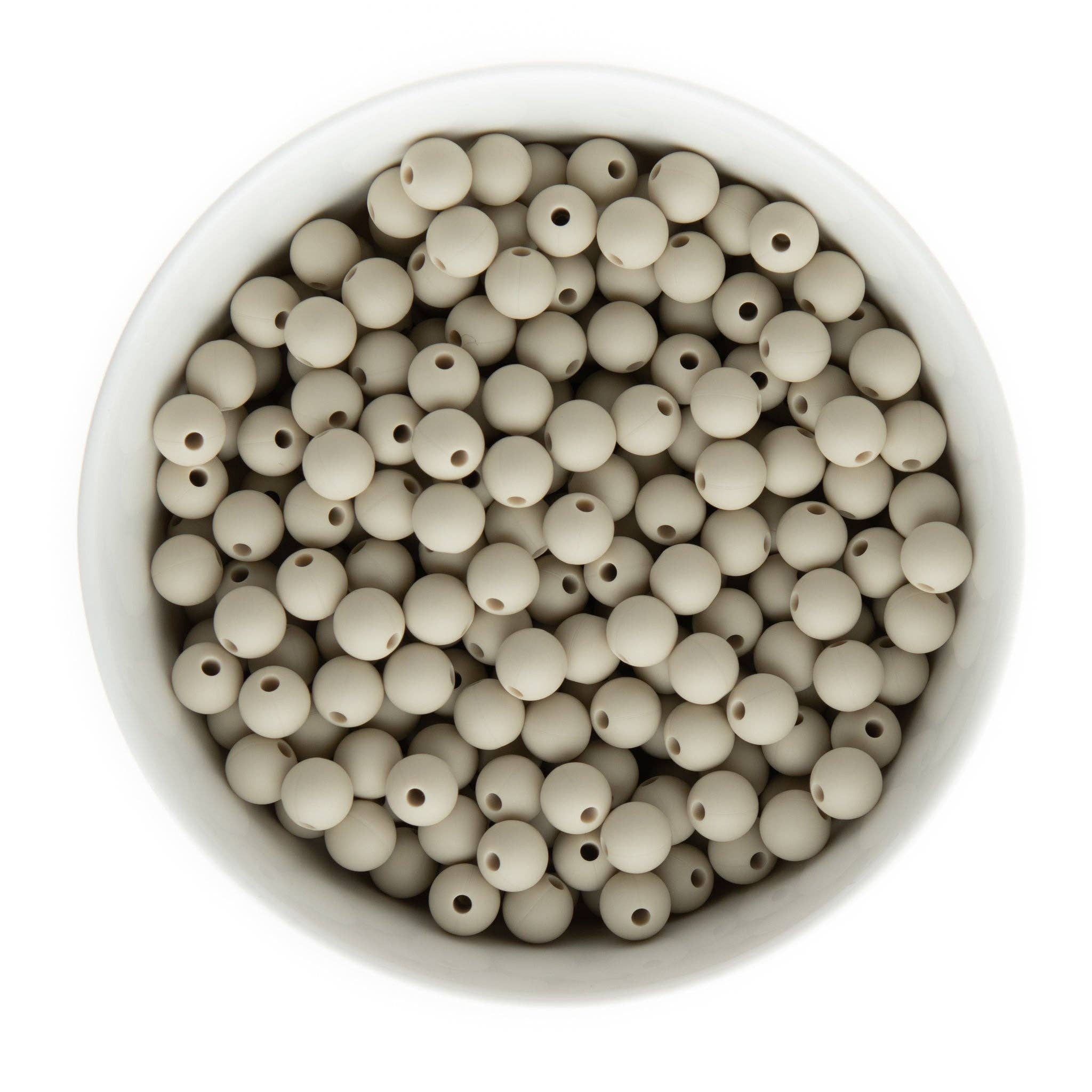 9mm Round Silicone Beads
