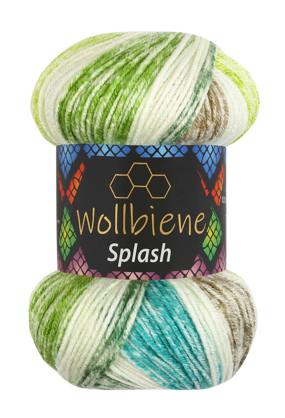 Woolbee splash antipilling wool gradient 100g multicol