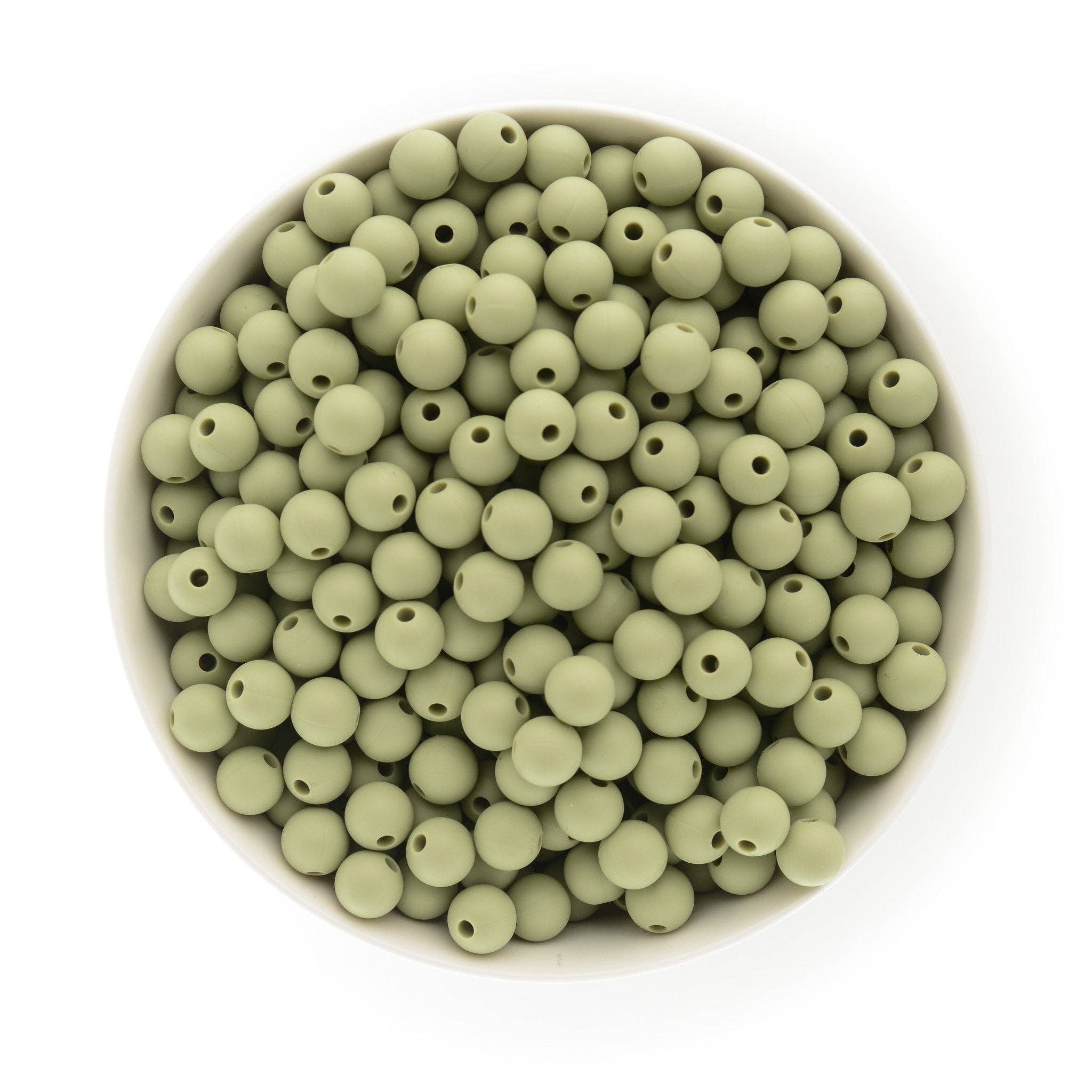 9mm Round Silicone Beads