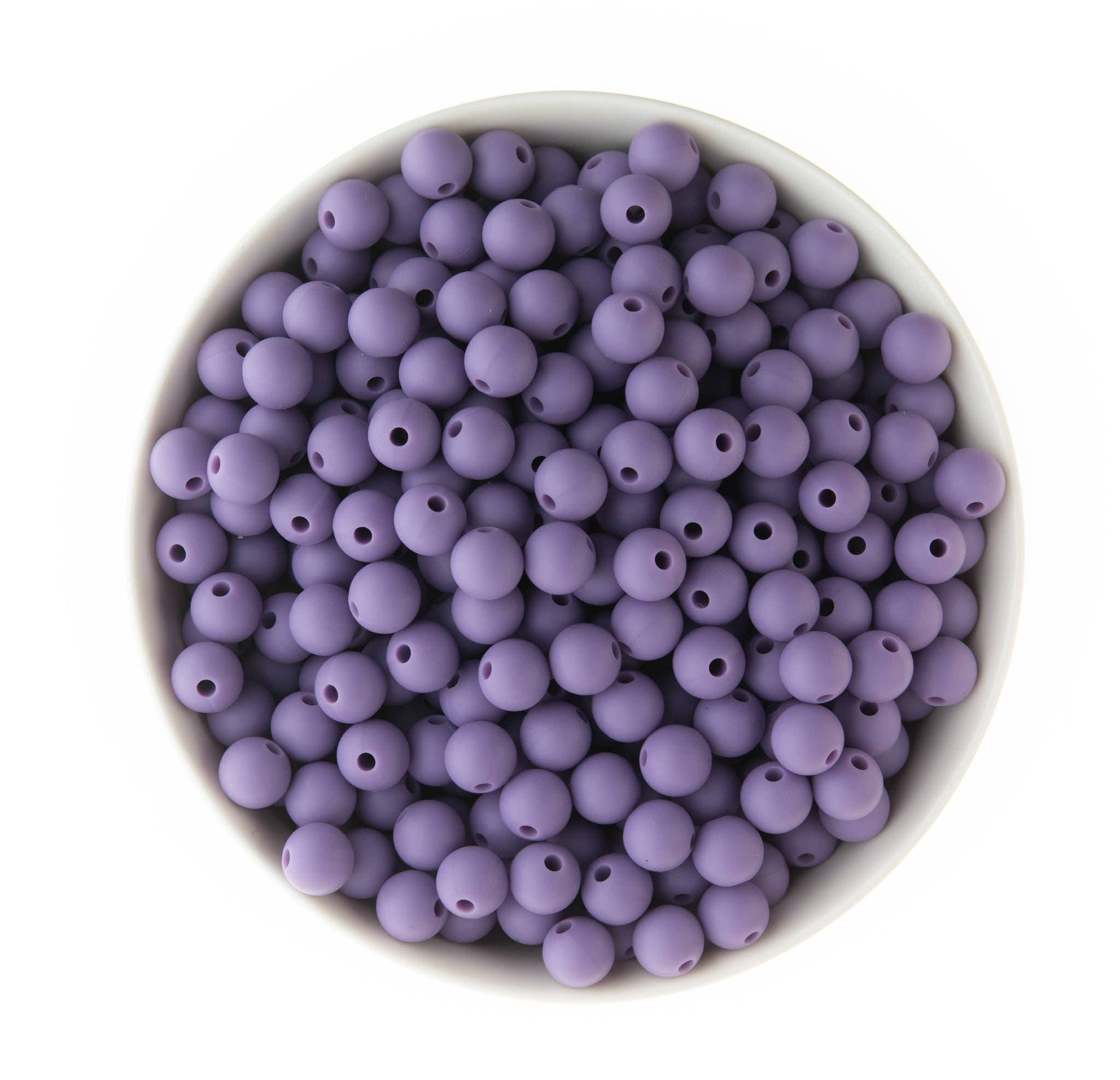 9mm Round Silicone Beads