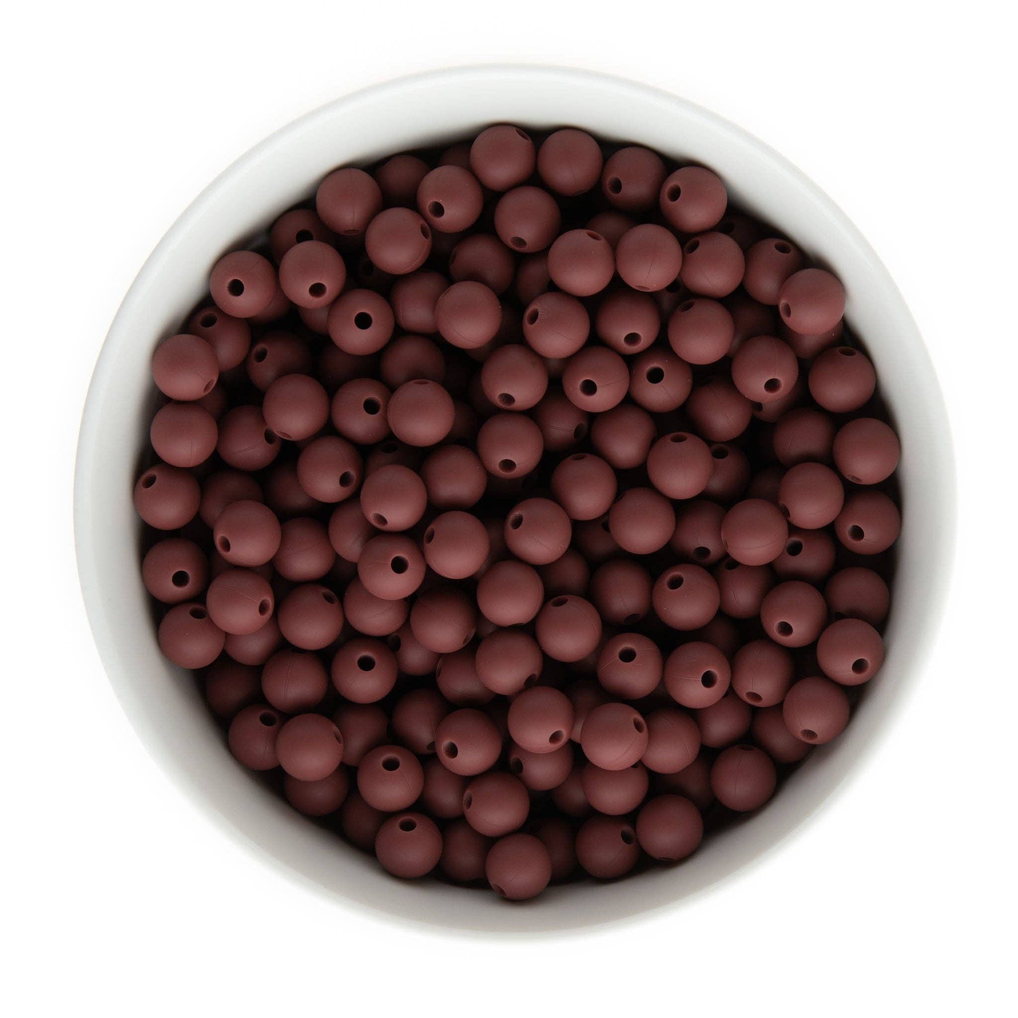 9mm Round Silicone Beads