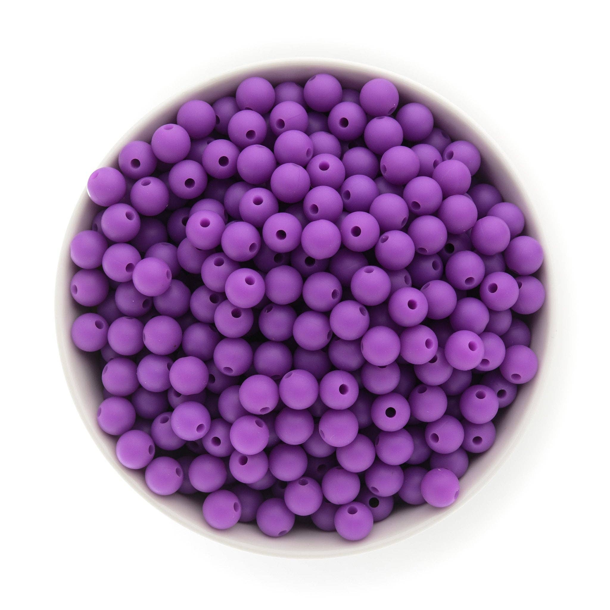 9mm Round Silicone Beads