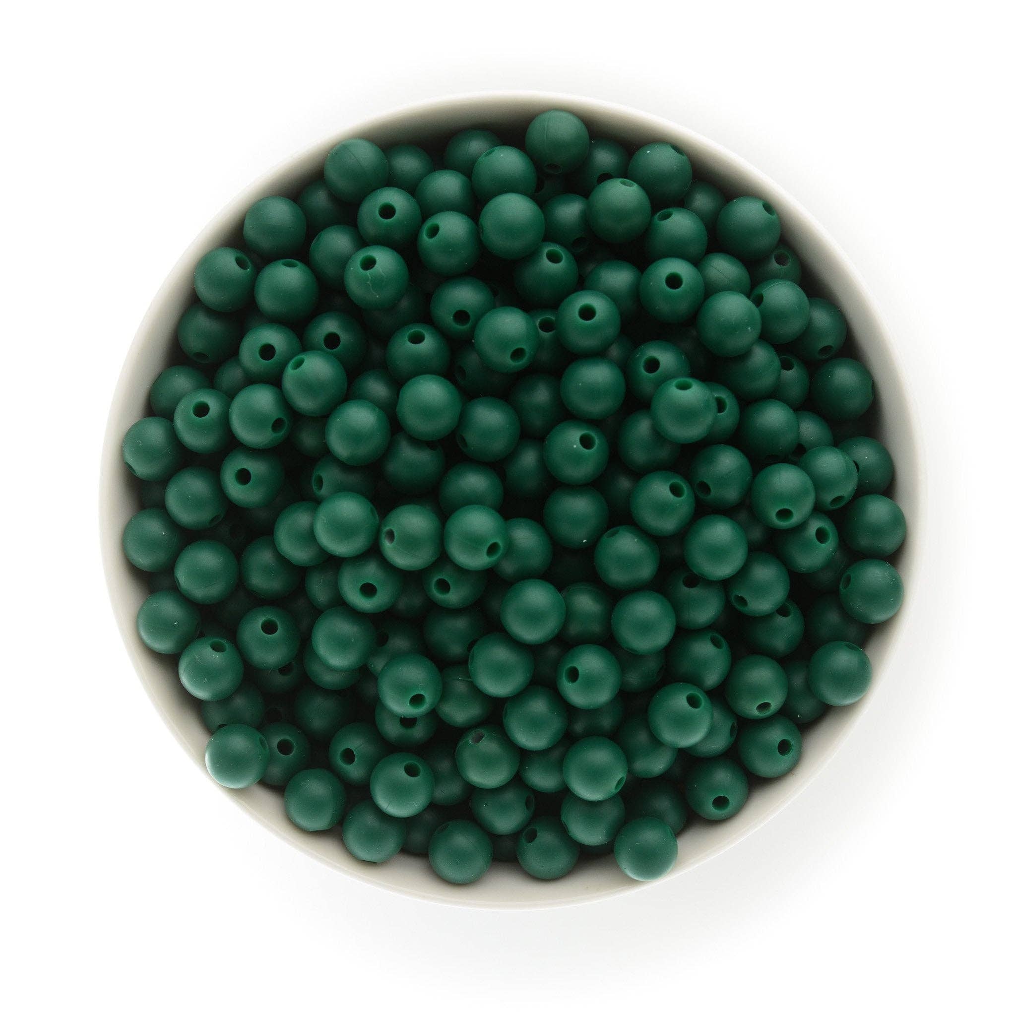 9mm Round Silicone Beads