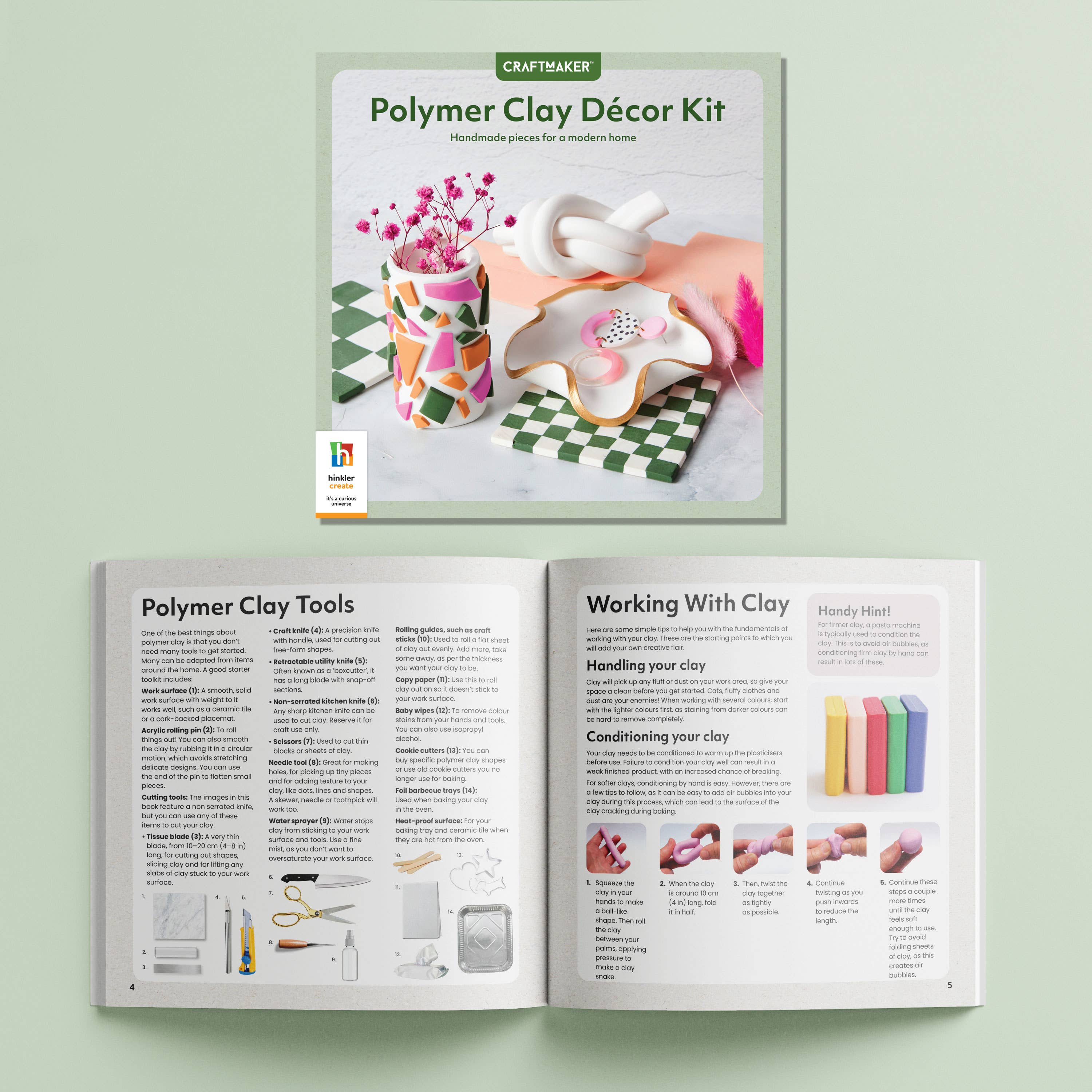 Craft Maker Polymer Clay Home Décor Kit