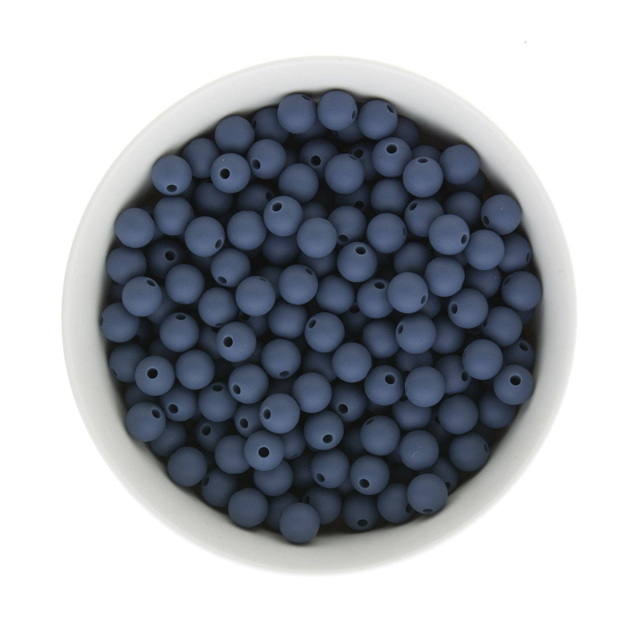 9mm Round Silicone Beads