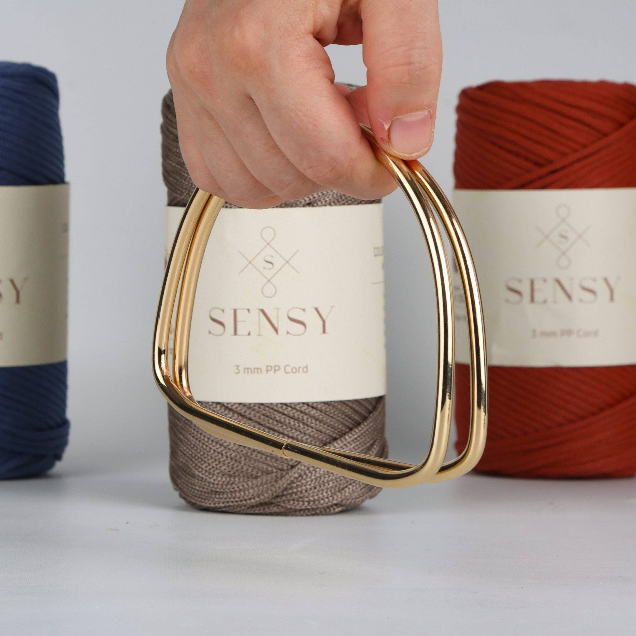 Metal Bag Handle - D Shape